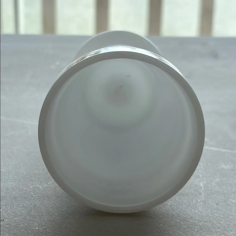 White Milk Glass Goblet - Picture 5 of 5